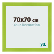 Cadre Photo 70x70cm Vert MDF Pisa De Face Mesure | Yourdecoration.fr