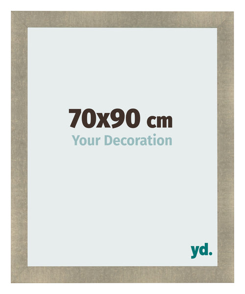 Cadre Photo 70x90cm Or Vintage MDF Pisa De Face Mesure | Yourdecoration.fr