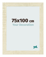 Cadre Photo 75x100cm Chene Sonoma MDF Pisa De Face Mesure | Yourdecoration.fr