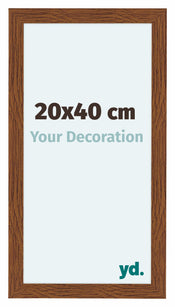 Como MDF Cadre Photo 20x40cm Chene Rustique De Face Mesure | Yourdecoration.fr