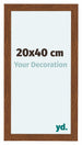 Como MDF Cadre Photo 20x40cm Chene Rustique De Face Mesure | Yourdecoration.fr