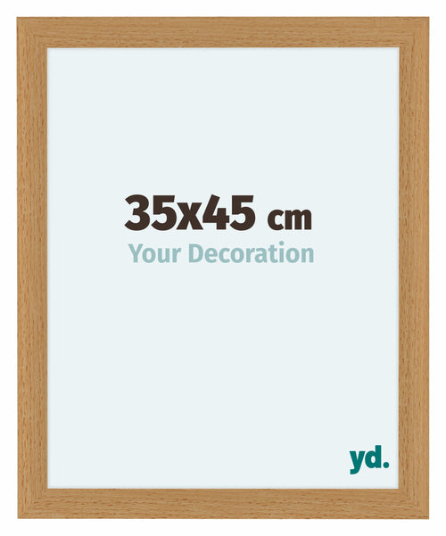 Como MDF Cadre Photo 35x45cm Hetre De Face Mesure | Yourdecoration.fr