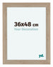 Como MDF Cadre Photo 36x48cm Chene Clair De Face Mesure | Yourdecoration.fr
