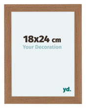 Como MDF Cadre Photo 36x48cm Noyer Clair De Face Mesure | Yourdecoration.fr