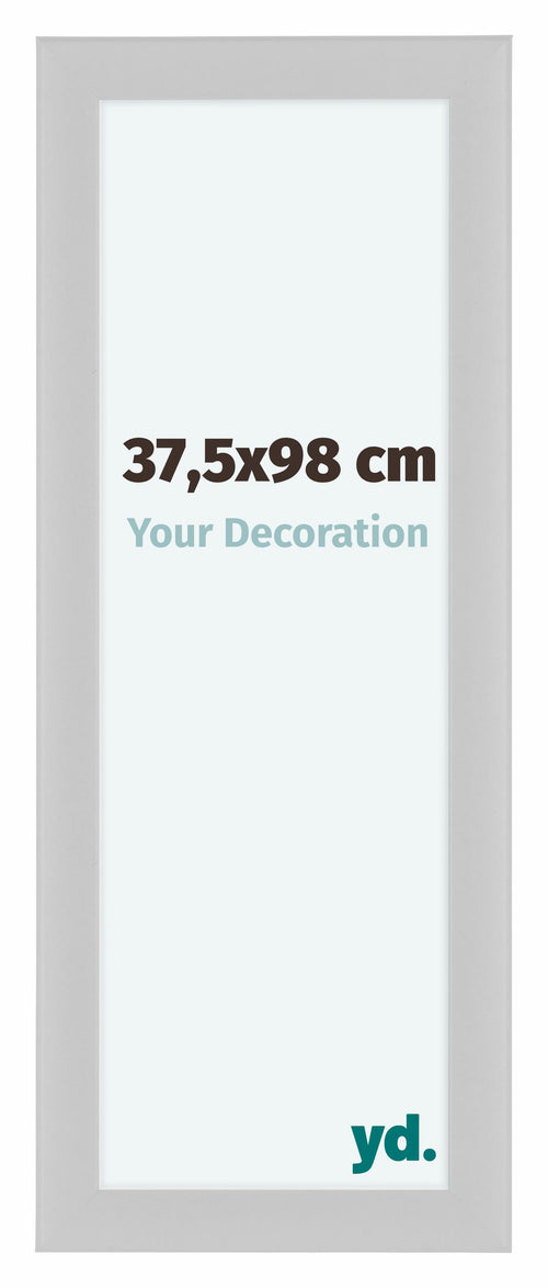 Como MDF Cadre Photo 37 5x98cm Blanc Brillant De Face Mesure | Yourdecoration.fr