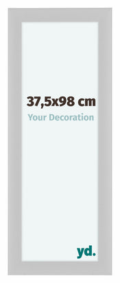 Como MDF Cadre Photo 37 5x98cm Blanc Mat De Face Mesure | Yourdecoration.fr