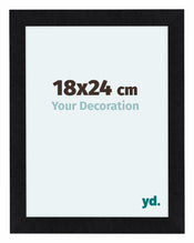 Como MDF Cadre Photo 48x64cm Noir Mat De Face Mesure | Yourdecoration.fr