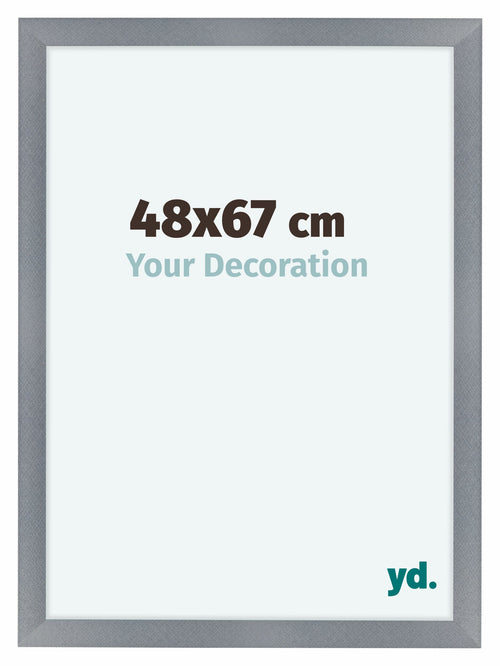 Como MDF Cadre Photo 48x67cm Aluminium Brosse De Face Mesure | Yourdecoration.fr