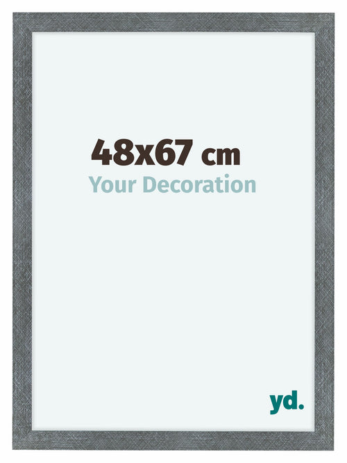 Como MDF Cadre Photo 48x67cm Fer Patine De Face Mesure | Yourdecoration.fr