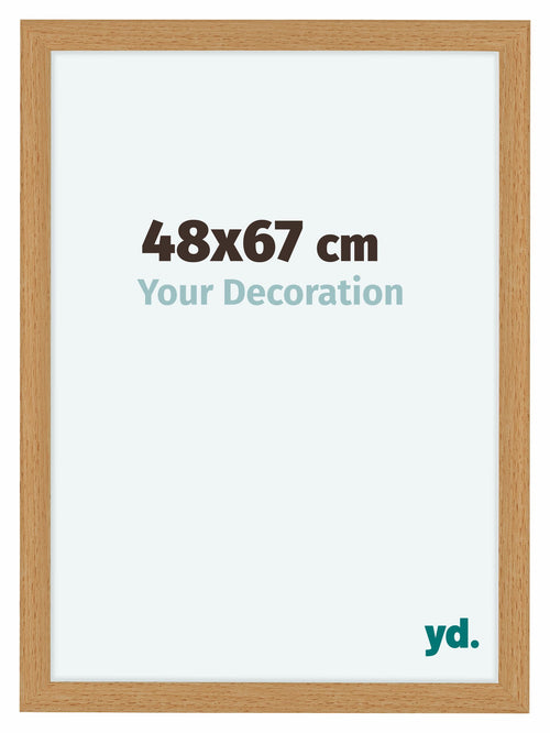 Como MDF Cadre Photo 48x67cm Hetre De Face Mesure | Yourdecoration.fr