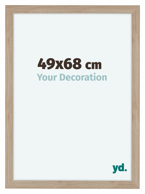 Como MDF Cadre Photo 49x68cm Chene Clair De Face Mesure | Yourdecoration.fr