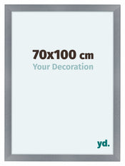 Como MDF Cadre Photo 70x100cm Aluminium Brosse De Face Mesure | Yourdecoration.fr