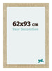 Mura MDF Cadre Photo 62x93cm Chêne Sonoma De Face Mesure | Yourdecoration.fr