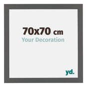 Mura MDF Cadre Photo 70x70cm Anthracite Mesure | Yourdecoration.fr