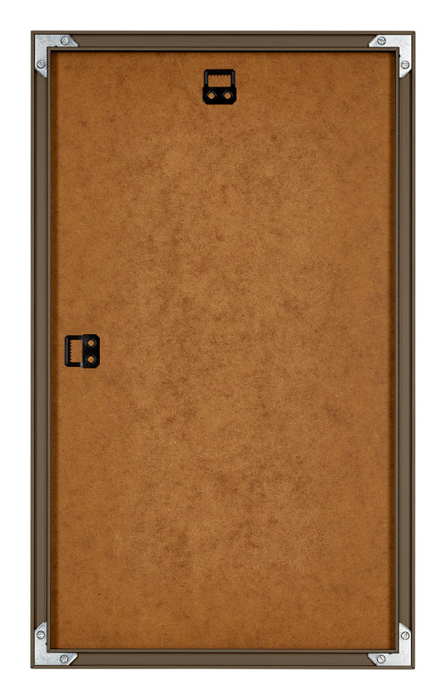 New York Aluminium Cadre Photo 30x50cm Structure Noyer Arriere | Yourdecoration.fr