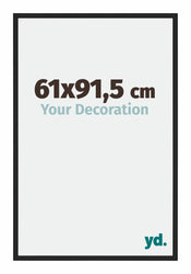New York Aluminium Cadre Photo 61x91 5cm Noir Mat De Face Mesure | Yourdecoration.fr