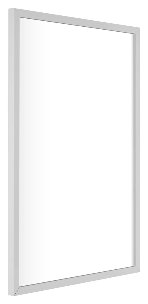 Virginia Aluminium Cadre Photo 50x70cm Blanc De Face Oblique | Yourdecoration.fr