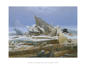 Affiche Art Caspar David Friedrich Das Eismeer 40x30cm CDF 101 PGM | Yourdecoration.fr