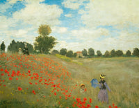 Affiche Art Claude Monet Mohnfeld bei Argenteuil 90x70cm CM 15 PGM | Yourdecoration.fr