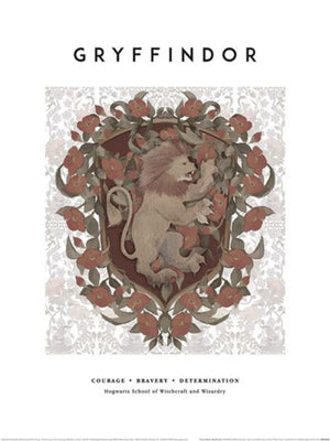 Affiche Art Harry Potter Gryffindor 30x40cm Pyramid PPR54398 | Yourdecoration.fr