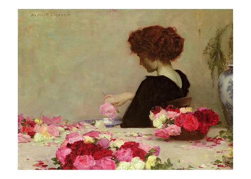 Affiche Art Herbert James Draper Pot Pourri 70x50cm HJD 01 | Yourdecoration.fr