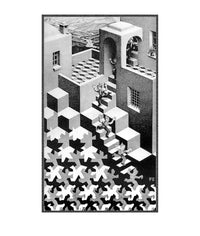 Affiche Art M C Escher Kreislauf 55x65cm ESE 01 PGM | Yourdecoration.fr