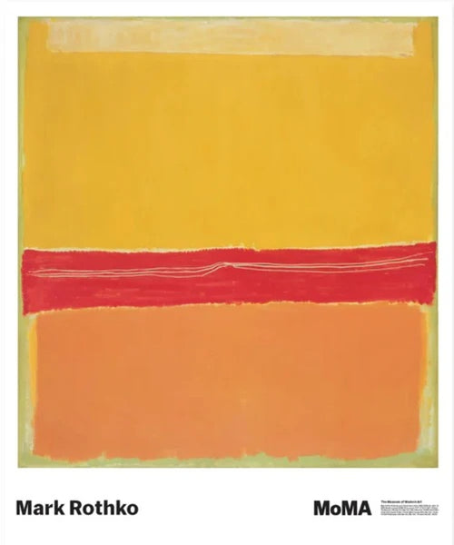 Affiche Art Mark Rothko No 5 No 22 73 5x89cm MKR 930 | Yourdecoration.fr