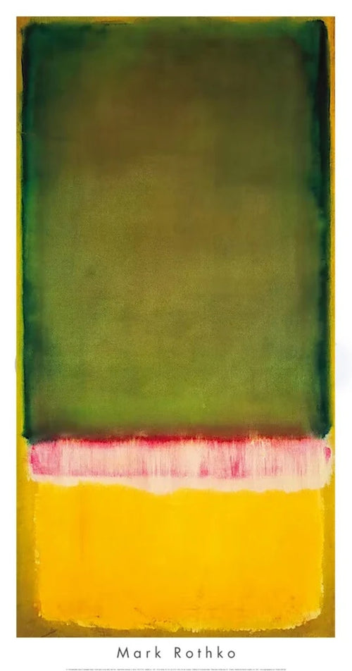 Affiche Art Mark Rothko Untitled 1949 53x101 5cm MKR 464 | Yourdecoration.fr