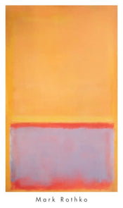 Affiche Art Mark Rothko Untitled 1954 57x96 5cm MKR 820 | Yourdecoration.fr