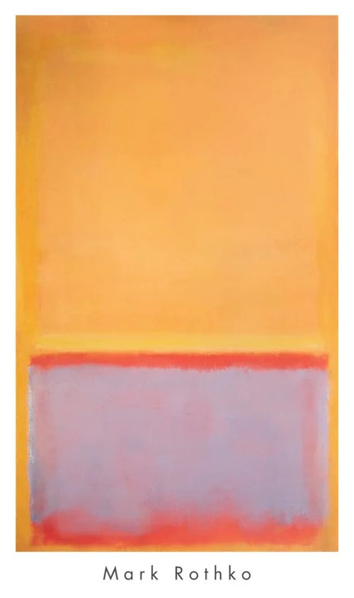 Affiche Art Mark Rothko Untitled 1954 57x96 5cm MKR 820 | Yourdecoration.fr
