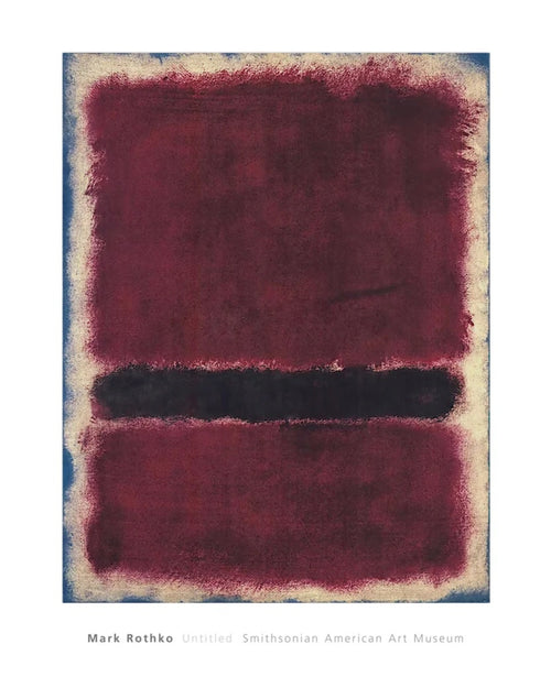 Affiche Art Mark Rothko Untitled 1963 66x81cm MKR 587 | Yourdecoration.fr