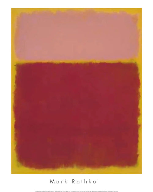Affiche Art Mark Rothko Untitled No 17 1961 61x76cm MKR 957 | Yourdecoration.fr