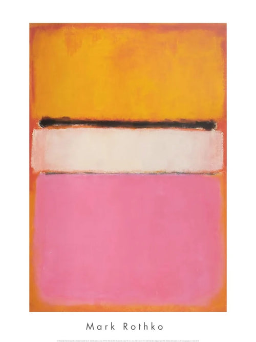 Affiche Art Mark Rothko White Center 1950 61x84cm MKR 955 | Yourdecoration.fr