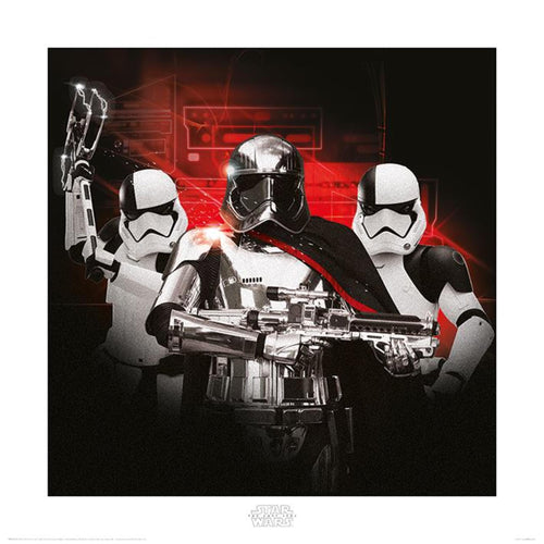 Affiche Art Star Wars  The Last Jedi Stormtrooper Team 40x40cm Pyramid PPR45758 | Yourdecoration.fr
