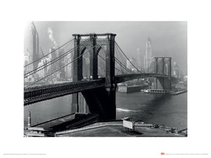 Affiche Art Time Life Brooklyn Bridge New York 1946 40x30cm Pyramid PPR44239 | Yourdecoration.fr
