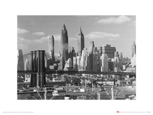 Affiche Art Time Life Lower Manhattan Skyline 1948 40x30cm Pyramid PPR44238 | Yourdecoration.fr