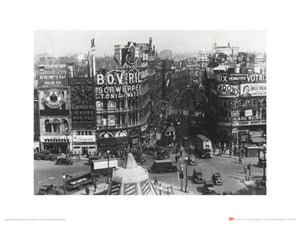 Affiche Art Time Life Piccadilly Circus London 1942 40x30cm Pyramid PPR44381 | Yourdecoration.fr