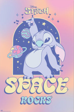 Affiche Poster Disney Stitch Space Rocks 61x91 5cm Grupo Erik GPE5820 | Yourdecoration.fr