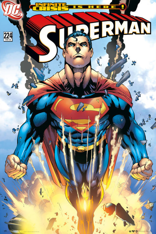 Affiche Poster Dc Comics Superman Infinite Crisis Is Here 61x91 5cm Grupo Erik GPE5752 | Yourdecoration.fr