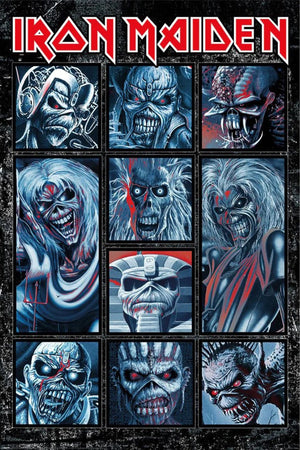 Affiche Poster Iron Maiden Ten Eddies 61x91 5cm Pyramid PP35284 | Yourdecoration.fr