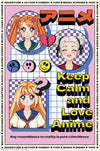 Affiche Poster Keep Calm And Love Anime 61x91.5cm Grupo Erik GPE5794 | Yourdecoration.fr