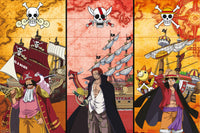 Affiche Poster One Piece Captains And Boats 91 5x61cm Abystyle GBYDCO490 | Yourdecoration.fr