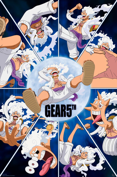 Affiche Poster One Piece Gear 5Th Looney 61x91 5cm Abystyle GBYDCO503 | Yourdecoration.fr