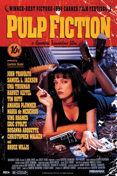 Affiche Poster Pulp Fiction Uma on Bed 61x91 5cm Pyramid PP30791 | Yourdecoration.fr