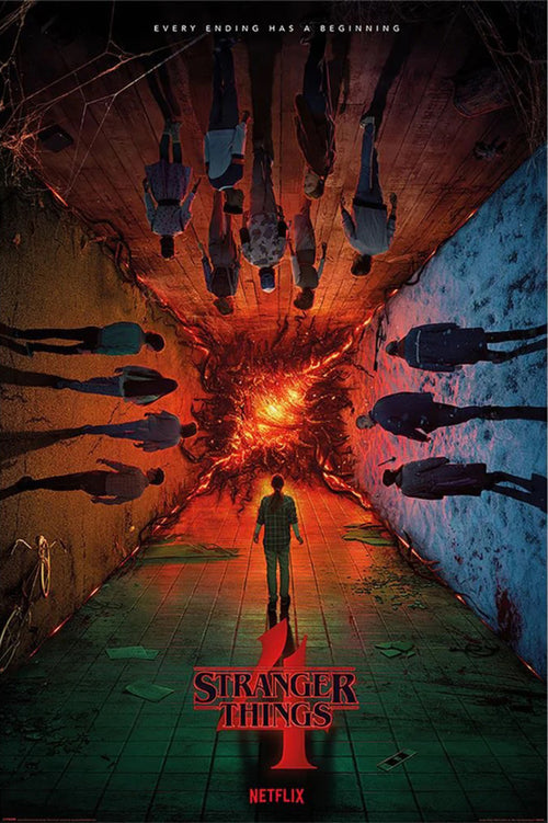 Affiche Poster Stranger Things 4 Every Ending Has A Beginning 61x91 5cm Pyramid PP34749 | Yourdecoration.fr