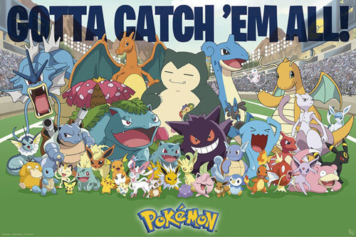 Affiche et Poster Pokemon All Time Favorites 91 5x61cm Abystyle GBYDCO549 | Yourdecoration.fr