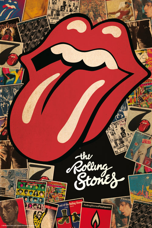 Affiche et Poster The Rolling Stones Collage 61x91 5cm Abystyle GBYDCO528 | Yourdecoration.fr