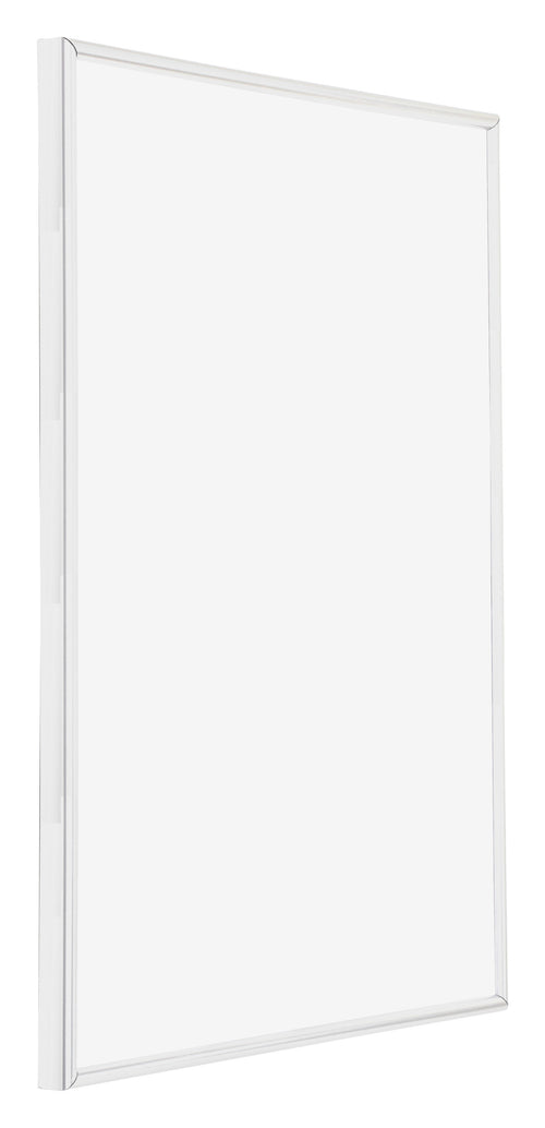 Annecy Plastique Cadre Photo 18x24cm Blanc Brillant De Face Oblique | Yourdecoration.fr