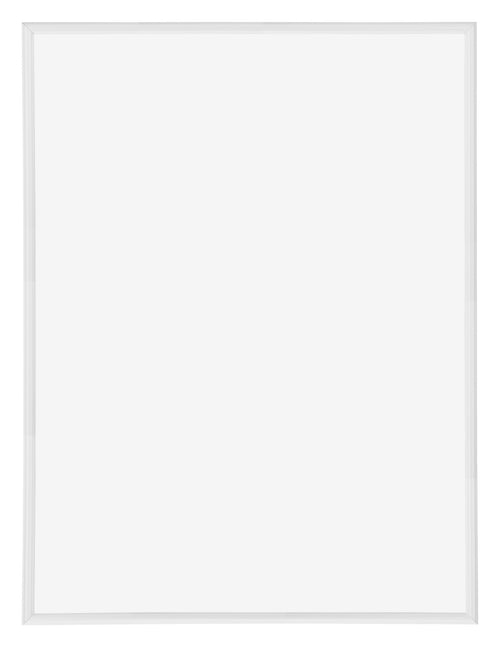 Annecy Plastique Cadre Photo 18x24cm Blanc Brillant De Face | Yourdecoration.fr