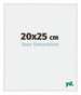Annecy Plastique Cadre Photo 20x25cm Blanc Brillant De Face Mesure | Yourdecoration.fr